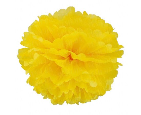 Товар распродан - Декор бумажные Помпоны 35 см желтый 0019 - Аксессуары для праздника, фото 1 Товар распродан - Декор бумажные Помпоны 35 см желтый 0019 - Аксессуары для праздника, фото 1