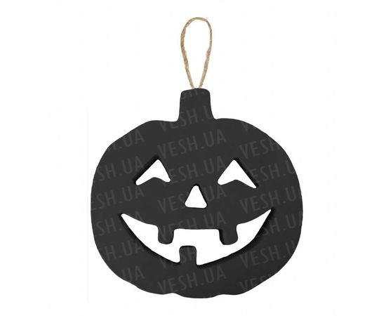 Товар распродан - Декор объемный Тыква добрая черная - Аксессуары для праздника, фото 1 Товар распродан - Декор объемный Тыква добрая черная - Аксессуары для праздника, фото 1