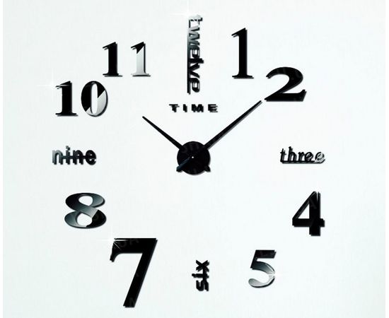 Товар распродан - Декоративные часы Travel black D=1м - Настенные часы, фото 1