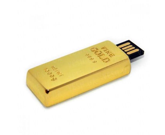 Товар распродан - Флешка 8 Gb металл Слиток золота - Флеш накопители, фото 1