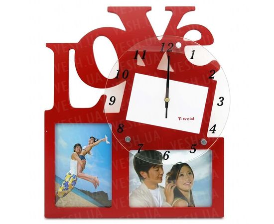 Товар распродан - Фоторамка с часами LOVE - Фото рамки и рамки для картин, фото 1