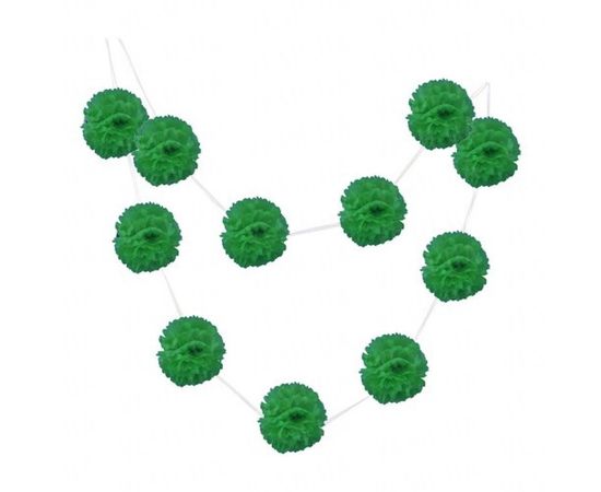 Товар распродан - Гирлянда Помпоны мятный 0014 - Аксессуары для праздника, фото 1