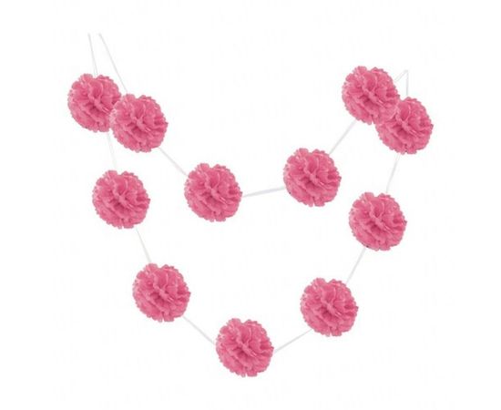 Товар распродан - Гирлянда Помпоны розовый 0020 - Аксессуары для праздника, фото 1 Товар распродан - Гирлянда Помпоны розовый 0020 - Аксессуары для праздника, фото 1