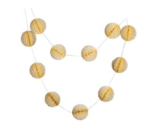 Товар распродан - Гирлянда Шары соты (шампань 0017) - Аксессуары для праздника, фото 1 Товар распродан - Гирлянда Шары соты (шампань 0017) - Аксессуары для праздника, фото 1