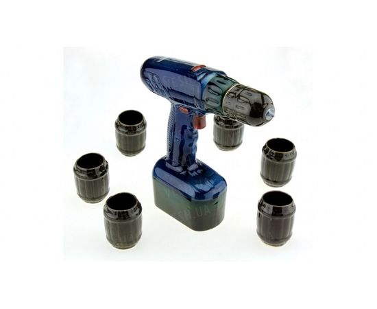 Товар распродан - Коньячный набор Дрель, 7 предметов, производство Украина, 528297398 - Бутылки фляги бутыли, фото 1