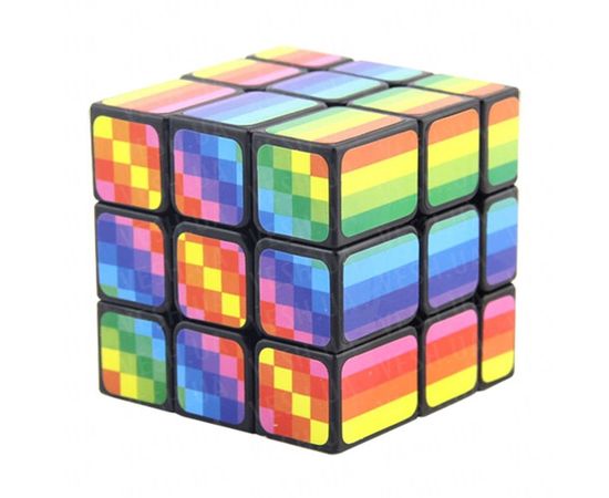 Товар распродан - Кубик Рубика 3х3х3 Радужный - Развивающие игрушки, фото 1
