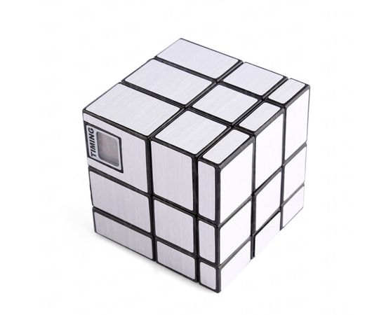 Товар распродан - Кубик Рубика 3х3х3 со встроенным таймером серебро - Развивающие игрушки, фото 1