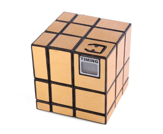 Товар распродан - Кубик Рубика 3х3х3 со встроенным таймером золото - Развивающие игрушки, фото 1