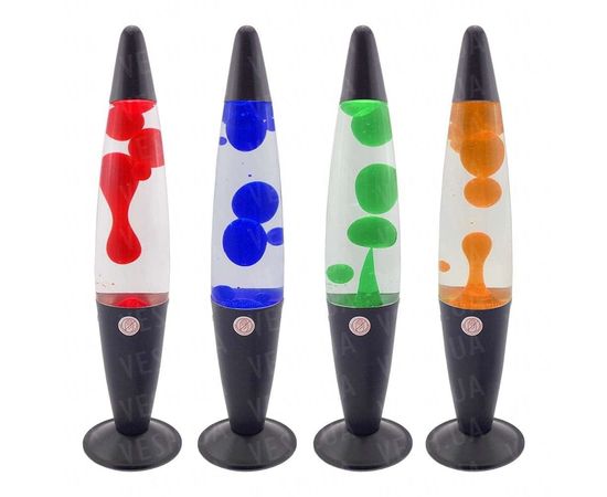 Товар распродан - Лава лампа с парафином 34 см черная - Настольные лампы, фото 1