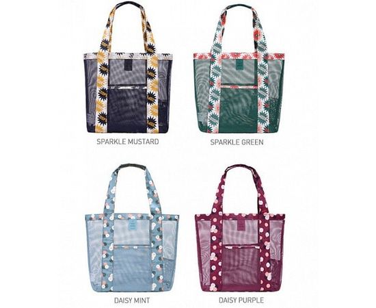 Товар распродан - Летняя сумочка для пляжа прорезиненная. Голубой. - Женские сумочки, фото 1