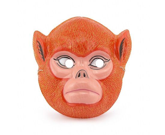 Товар распродан - Маска Детская Обезьяна уп. 12 шт пластик - Карнавальные маски, фото 1