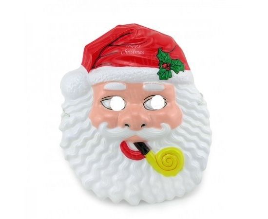 Товар распродан - Маска Детская Санта Клаус уп. 12 шт пластик - Карнавальные маски, фото 1