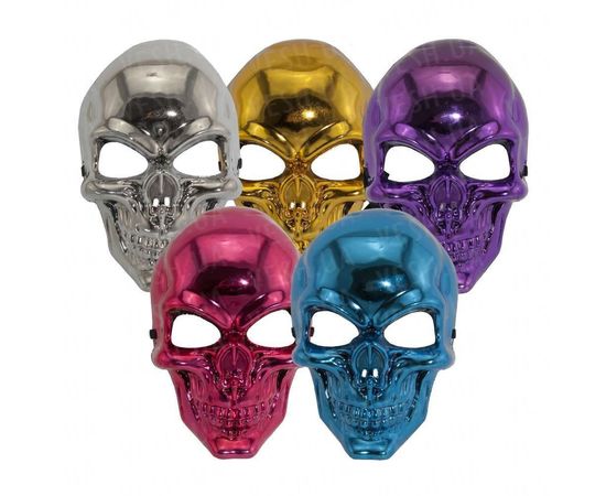 Товар распродан - Маска пластик Череп глянец - Карнавальные маски, фото 1