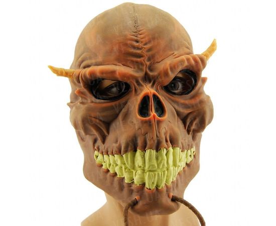Товар распродан - Маска резиновая Череп рогатый - Карнавальные маски, фото 1