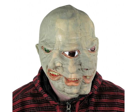 Товар распродан - Маска резиновая Тройник - Карнавальные маски, фото 1