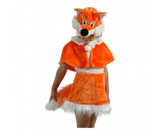 Товар распродан - Маскарадный костюм меховой Лиса размер S - Карнавальные костюмы детские, фото 1