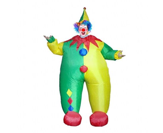 Товар распродан - Надувной костюм Клоун - Карнавальные костюмы мужские, фото 1