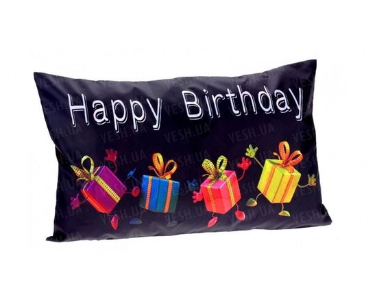 Товар распродан - Наволочка для подушки 30*50 см happy birhday подарочки, 2й сорт - Подушки, фото 1 Товар распродан - Наволочка для подушки 30*50 см happy birhday подарочки, 2й сорт - Подушки, фото 1