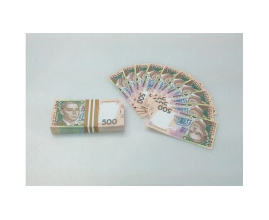 Товар распродан - Пачка 500 гривен мини «конфетти» - Сувенирные деньги, фото 1