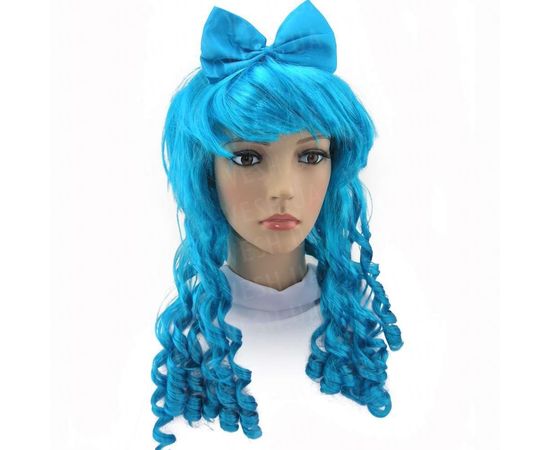 Товар распродан - Парик Мальвины с локонами - Парики и шиньоны, фото 1