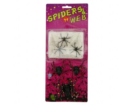 Товар распродан - Паутина с пауками - Аксессуары для праздника, фото 1 Товар распродан - Паутина с пауками - Аксессуары для праздника, фото 1