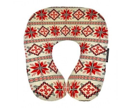 Товар распродан - Подушка для путешествий Этно красная UKR003 - Подушки, фото 1