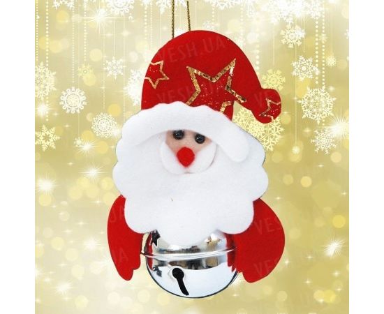 Товар распродан - Подвеска бубенчик Дед Мороз серебро - Новогодние игрушки и украшения, фото 1 Товар распродан - Подвеска бубенчик Дед Мороз серебро - Новогодние игрушки и украшения, фото 1