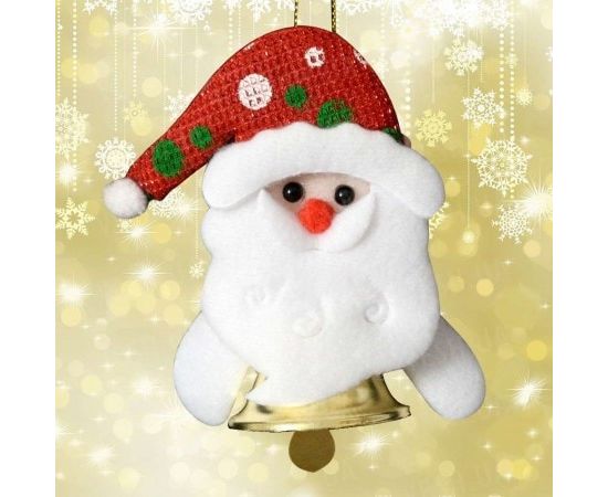 Товар распродан - Подвеска колокольчик Дед Мороз - Новогодние игрушки и украшения, фото 1