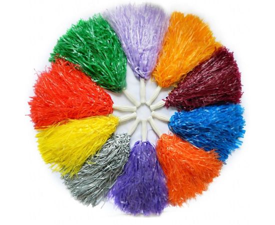 Товар распродан - Помпон POM POMS однотонный - Карнавальные аксессуары, фото 1