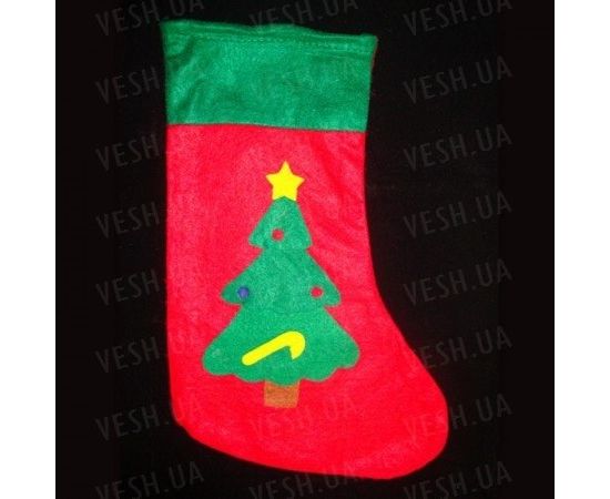 Товар распродан - Рождественский носок с аппликацией - Аксессуары для праздника, фото 1 Товар распродан - Рождественский носок с аппликацией - Аксессуары для праздника, фото 1