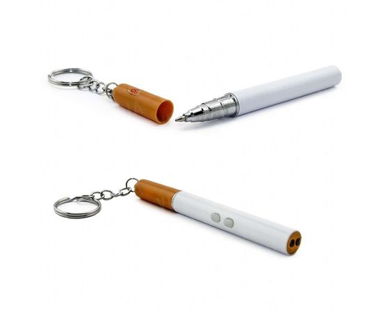 Товар распродан - Ручка Сигарета с лазером и фонариком - Ручки канцелярские, фото 1