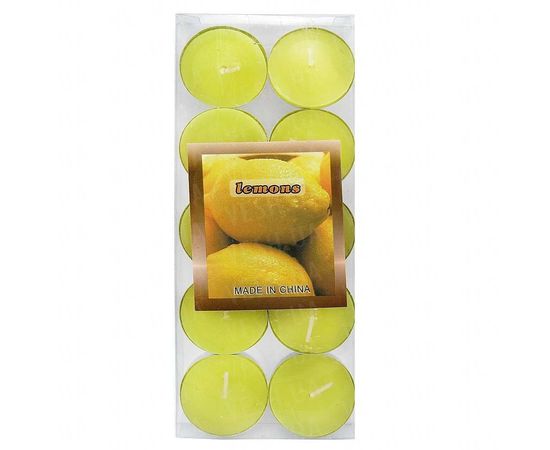 Товар распродан - Свечи плавающие Арома Лимон уп. 10 шт - Свечки, фото 1