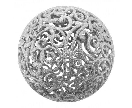 Товар распродан - Украшение Шар ажурный 20 см серебро - Аксессуары для праздника, фото 1 Товар распродан - Украшение Шар ажурный 20 см серебро - Аксессуары для праздника, фото 1