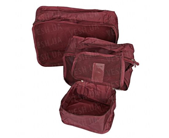 Товар распродан - 6 шт в наборе- Органайзер для вещей Secret Pouch.Бордовый - Тумбы для хранения, фото 2