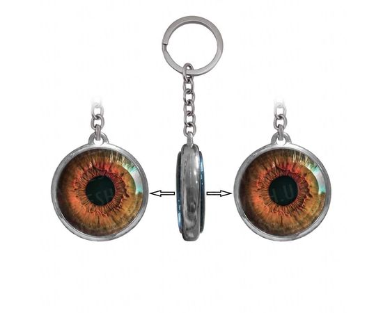 Товар распродан - Брелок двухсторонний Глаз красный - Брелки, фото 3