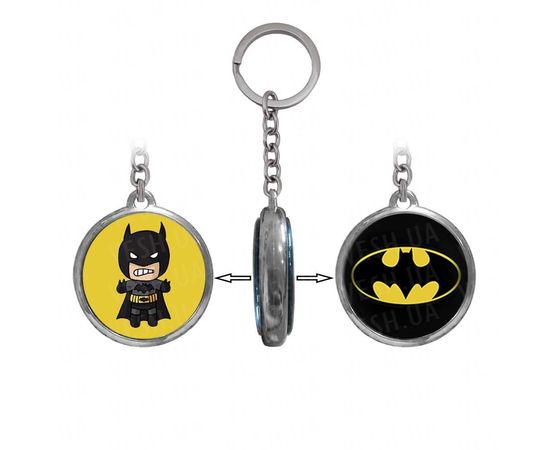 Товар распродан - Брелок двухсторонний Супергерои Бэтмен - Брелки, фото 3