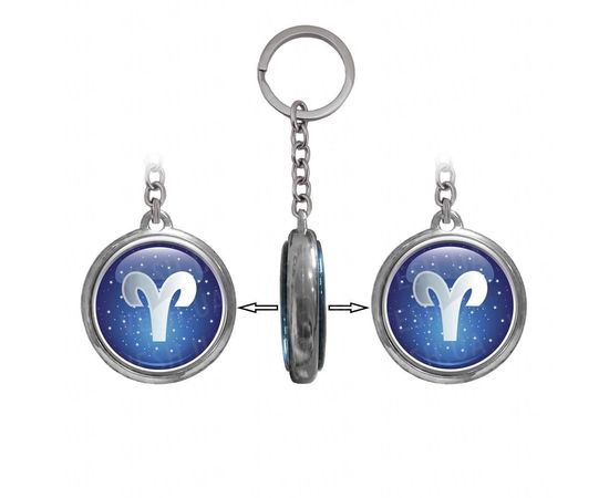 Товар распродан - Брелок двухсторонний Зодиак Овен - Брелки, фото 3 Товар распродан - Брелок двухсторонний Зодиак Овен - Брелки, фото 3