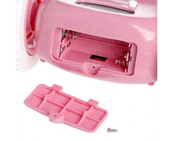 Товар распродан - Будильник убегающий Clocky (розовый) - Настенные часы, фото 4