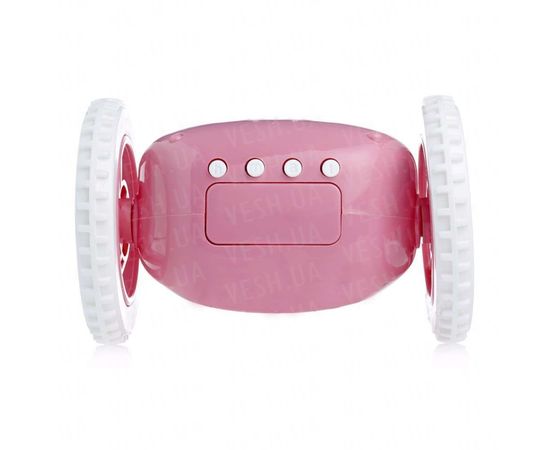 Товар распродан - Будильник убегающий Clocky (розовый) - Настенные часы, фото 5