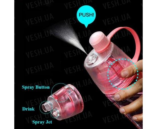 Товар распродан - Бутылка для воды New.B 600 мл. Розовая - Бутылки для напитков и воды, фото 3 Товар распродан - Бутылка для воды New.B 600 мл. Розовая - Бутылки для напитков и воды, фото 3