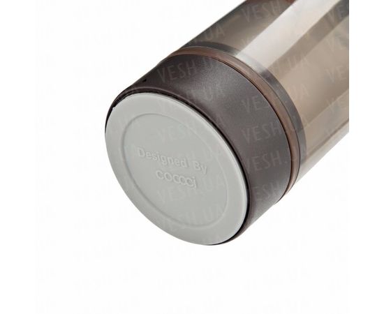 Товар распродан - Бутылка для воды со стеклянной колбой HI 200 мл. Коричневая - Бутылки для напитков и воды, фото 3