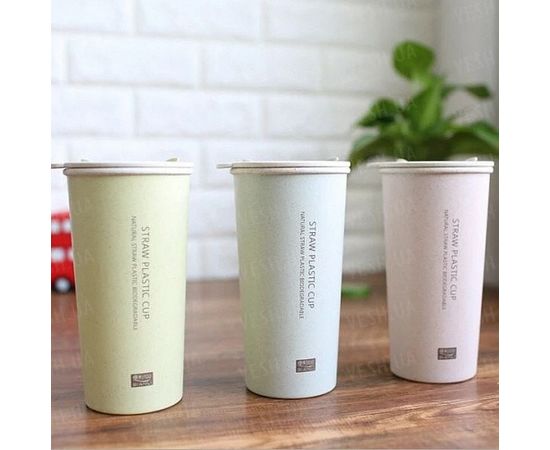 Товар распродан - Чашка из биопластика 400 мл. Голубой - Чашки, фото 3