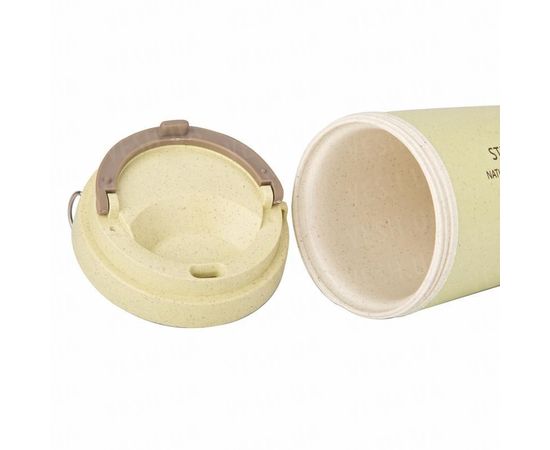 Товар распродан - Чашка из биопластика 500мл. Крышка с ручкой Зеленый - Чашки, фото 2