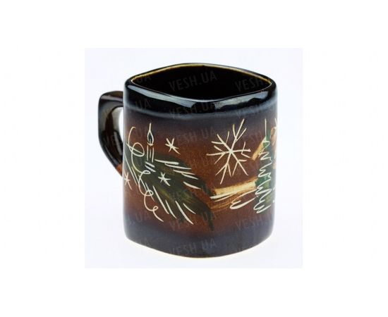 Товар распродан - Чашка снеговик с елками - Чашки, фото 2