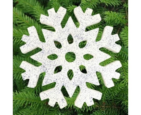Товар распродан - Декор Снежинка объемная 15х15 см уп. 2 шт. - Аксессуары для праздника, фото 2