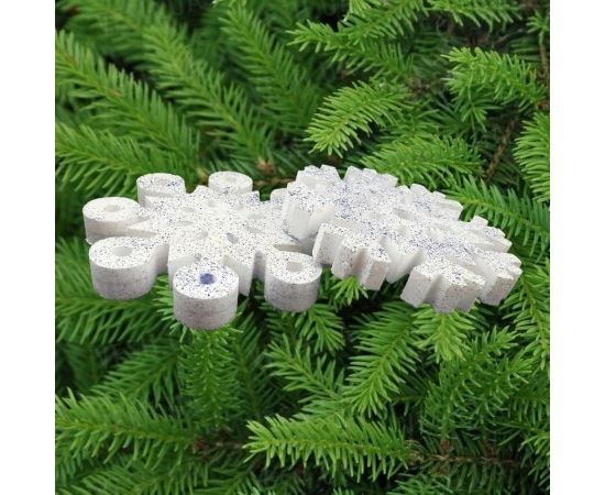 Товар распродан - Декор Снежинка объемная 15х15 см уп. 2 шт. - Аксессуары для праздника, фото 4