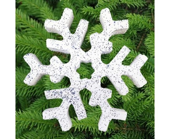 Товар распродан - Декор Снежинка объемная 9х9 см уп. 2 шт. - Аксессуары для праздника, фото 2 Товар распродан - Декор Снежинка объемная 9х9 см уп. 2 шт. - Аксессуары для праздника, фото 2