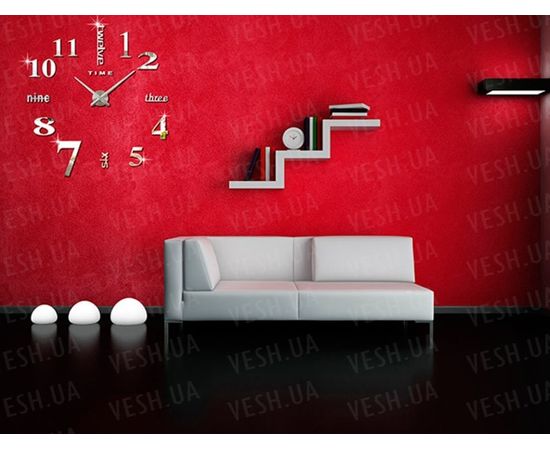 Товар распродан - Декоративные часы Travel white D=1м - Настенные часы, фото 3