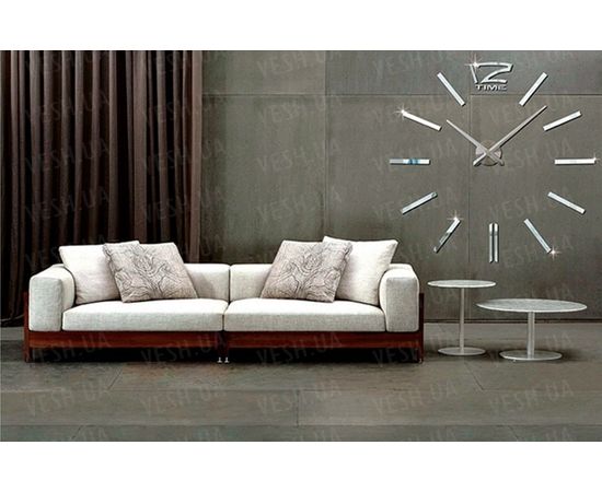 Товар распродан - Декоративные часы Woow white D=1м - Настенные часы, фото 2