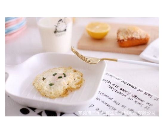 Товар распродан - Керамическая тарелка в виде квадратной сковородки &quot;NewYork&quot;,белая16см. - Тарелки, фото 2